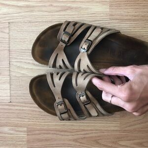 Birkenstock Granada leather Soft Footbed EU41N